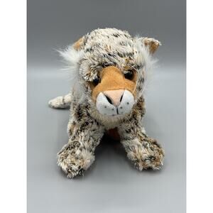 BJ Toy Company Plush Tiger Cat Purse 10 Inch Stuffed Animal Bag